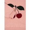 Sweater met kers - Lou terry sweat shirt mellow rose